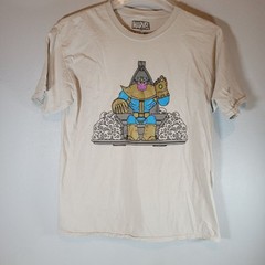 Marvel Thanos Shirt Mens Large Loot Crate Exclusive Beige Tee Infinity War