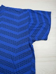 Vtg Breezin Sportswear T-Shirt Blue Single Stitch Geometric Boxy 80s 90s Large