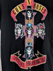 Vintage Guns And Roses Rock Band T-shirt 2000s Size S (T13)