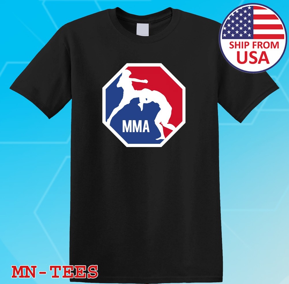 MMA Sports Fighting Fighter Organization Black Size S-5XL