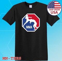 MMA Sports Fighting Fighter Organization Black Size S-5XL