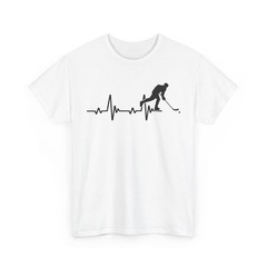 Hockey Shirt, Ice Hockey Player Heartbeat Sport Hockey Lovers Women Men Shirt