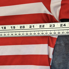 Where’s Waldo Mens 2XL Adult Shirt Halloween Costume Red White Stripe Cosplay