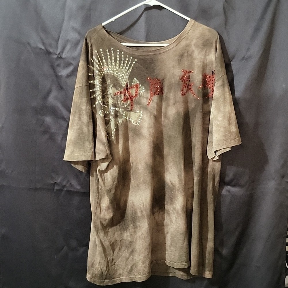 The Great China Wall 2XL VINTAGE AUTHENTIC SWAROVSKI Crystals Men’s TGCW