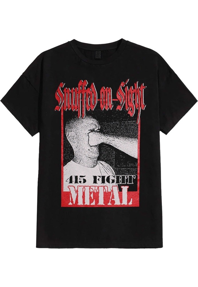 VTG Snuffed On Sight Man With Knife Black S to 5XL T-Shirt H0191