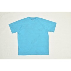 Under Armour Seamless Blue Geometric Pattern Raglan Gym T-Shirt Men’s XL/TG/XG