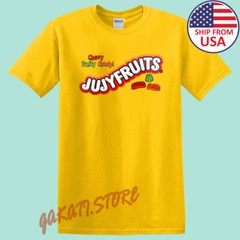 Jujyfruits Classic Candy Men’s Yellow T-Shirt Size S-5XL