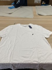Nautica Graphic T-Shirt Short Sleeve Crew Neck Cotton Logo Bright White XL