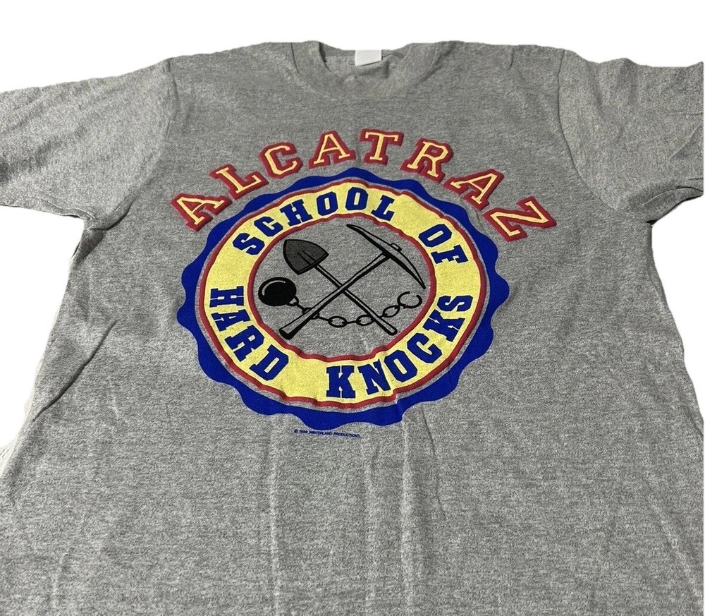 Vintage Alcatraz Tshirt Single Stitch On Fruit Of The Loom Tag Size Medium