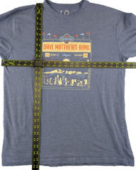 Dave Matthews Band 2013 Concert Tee Mens XL Navy Colorado Looptworks Upcycled