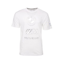 PUMA Bmw M Motorsport Stacked Lux Logo Crew Neck Short Sleeve T-Shirt Mens Size