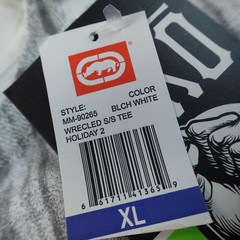 NEW Ecko Unltd Shirt Mens XL Gray MMA Graphic Short Sleeve Tee T-Shirt Y2K 00s