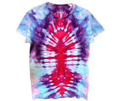 Tie Dye T-Shirt Hand Dyed Homemade Adult Unisex Size Medium Short Sleeve