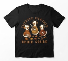 Fall Goose Shirt, Weather Shirt, Fall Weather Lover Shirt, Fall Graphic T-Shirt