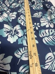 HurleyColorado Volley Swim Shorts Men XL BLue Hibiscus Floral Board Trunks