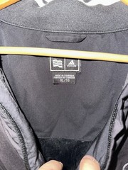 Adidas Golf Active Wear Short Sleeved Jacket Black Climate Proof Men’s Sz XL
