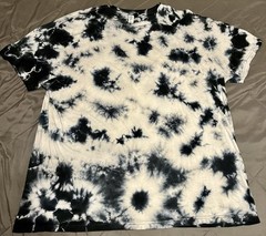 WEIV Los Angeles Tie Die T Shirt XXL Blue & White Preowned In Good Condition