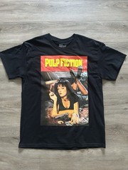 Pulp Fiction Men’s Large Black Graphic Shirt Miramax 2025 Modern Movie Tee