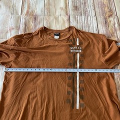 Harley Davidson Men’s 4XL Orange Short Sleeve Skull Brass San Juan Puerto Rico