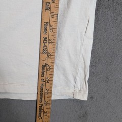 Armani Exchange Shirt Adult Large Beige Graphic Gold Logo Classic Designer SS