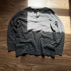 Vintage Northwest Territory Striped Henley Shirt 2XLT Grunge Streetwear Y2K Core