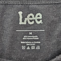 Lee Gray Short Sleeve Cotton Blend T-Shirt Men’s M