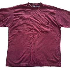 Dockers Mens Tee Large Maroon 100% cotton Short Sleeves