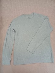 Fossil long sleeve pull over t- shirt mens size Large Gray EUC