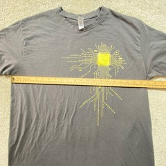 SOLS IMPERIAL Shirt Mens XL Gray Circuit Board Short Sleeve Graphic Tee
