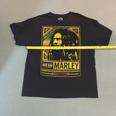 Bob Marley Roots Rock Reggae Graphic T-Shirt Mens XL Black 2012 Official Merch