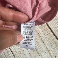Trendy Pink Graphic Tee – “Shhhh No One Cares” Statement Shirt – Size MEDIUM