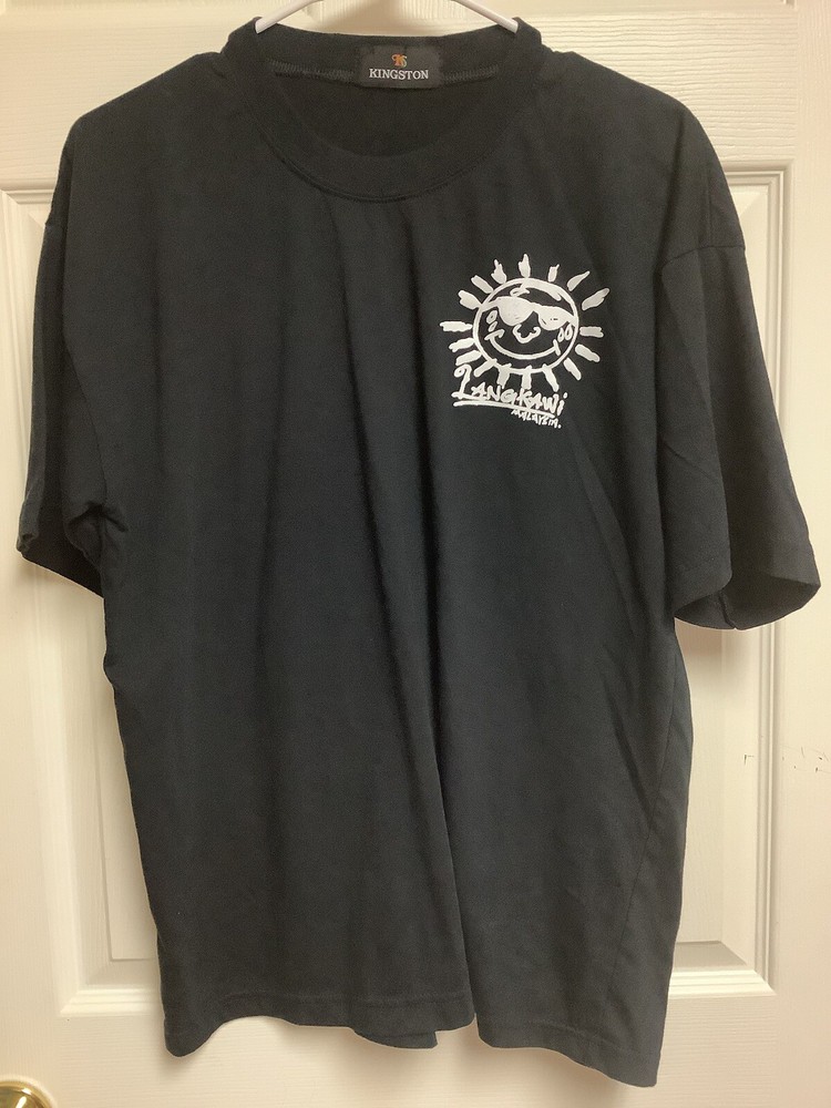 Langkawi Malaysia Black Men’s Shirt Sun No Size Tag READ