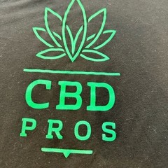 EUC Bella Canvas Unisex Black Short Sleeve Tee Shirt Graphic “CBD Pros” – XL