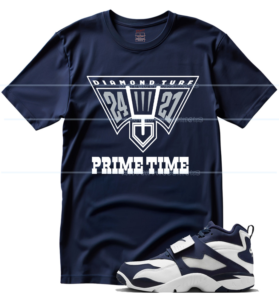 FDATT shirt to match Air Diamond Turf 1 DT Cowboys Navy Blue White