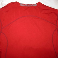 NIKE ® Pro COMBAT – Poly Spandex – Red – L Large – T Shirt – New NWOT