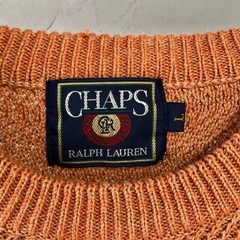 Ralph Lauren CHAPS Cotton Linen Sweater Multi-Color Border Spring Fall Winter Ja