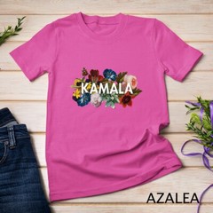 Kamala Harris Vintage Floral Feminine First Female President Unisex T-shirt