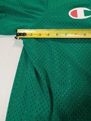 Vintage Champion Double Dry Reversible Mesh T-Shirt Green Gray Men’s Size XL