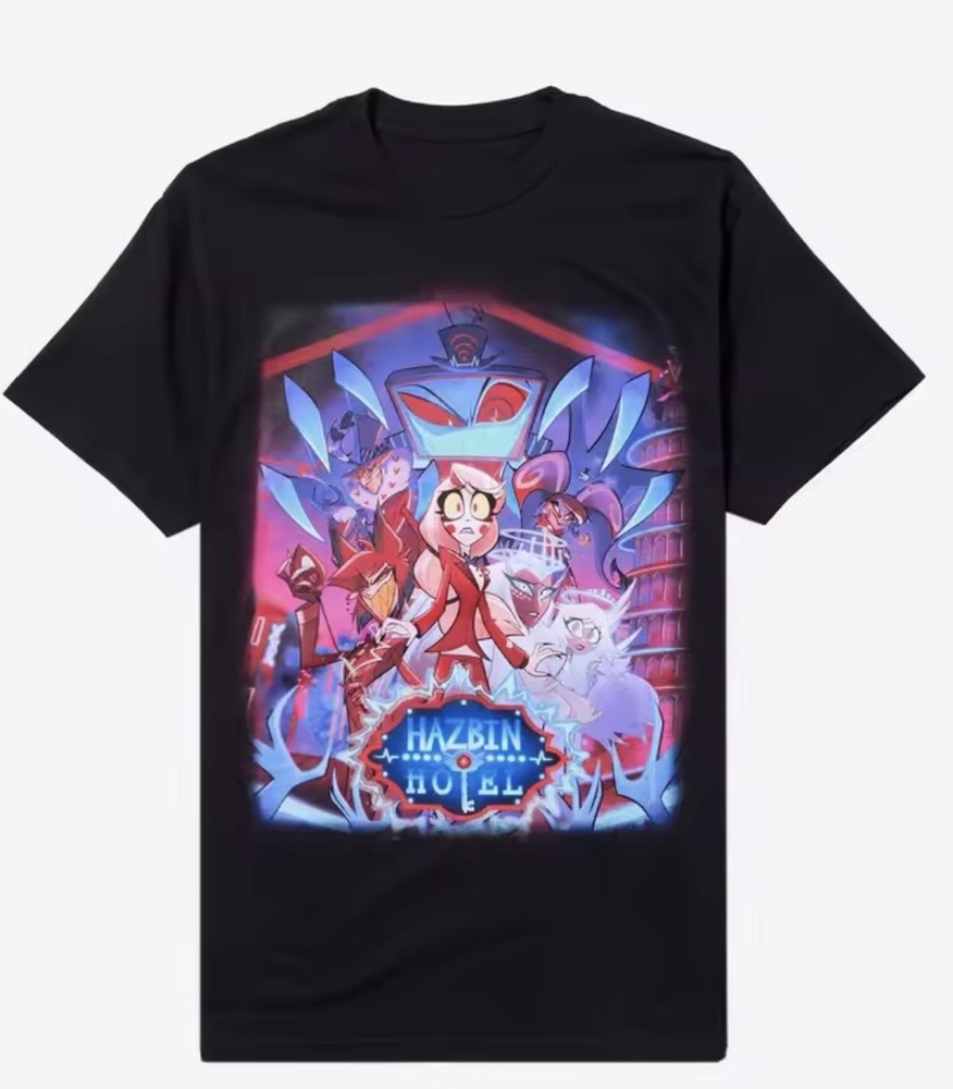 Hazbin Hotel Season 2 Poster Cartoon Unisex T-Shirt (Not Official Merch)