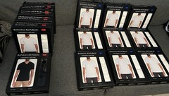 New Banana Republic 3 Pack Men’s V-Neck Tee White T-shirt Size Large Brand New