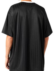 NEW MEN’S ADIDAS ORIGINALS TREFOIL POLY TEE SHIRT ~SIZE LARGE #IU2341 BLACK