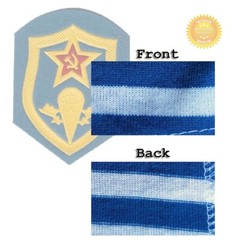 SkyBlue Sleeveless Ukrainian USSR Paratrooper Telnyashka Military Striped Cotton