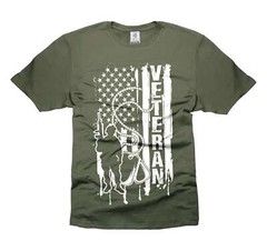 Mens Veteran T-shirt USA Patriotic Shirt Veteran Gifts US Flag Tee Shirt