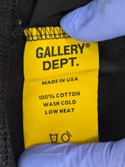 Gallery Dept Souvenir T Shirt Mens Large Black Cotton Logo Printed Relaxed Fit