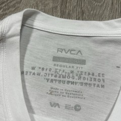 RVCA VA Sport Tee T Shirt Mens XL White Gym Workout Regular Fit Coordinates