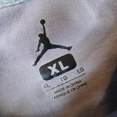 Jordan Shirt Mens XL Gray Air Jumpman Photo Panel Graphic Tee Basketball Nike