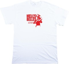 Hells Belles T-Shirt – 60s Cult Retro Biker Film, Various Colours
