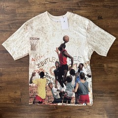 Nike Air Jordan Graphic Basketball Playground Dunk T Shirt Mens Medium New