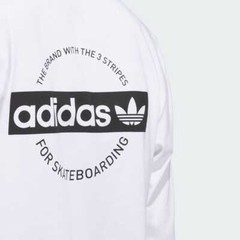 AUTHENTIC ADIDAS 4.0 CIRCLE L/S WHITE T SHIRT IU2551