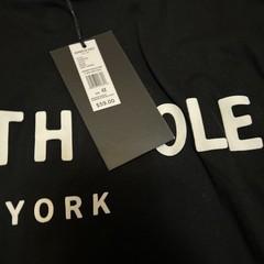 NWT Kenneth Cole New York Men’s Black Big & Tall 95% Cotton T-Shirt Size 4X